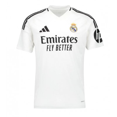 Moški Nogometni dresi Real Madrid Ferland Mendy #23 Domači 2024-25 Kratek Rokav Moški Nogometni dresi Real Madrid Ferland Mendy #23 Domači 2024-25 Kratek Rokav